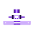 Pinned_SC_to_BT-35E_larger_hole.stl SmartController用 BT-35 ストレインリリーフ（充電用開口部付き）