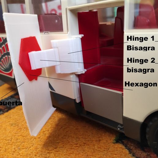 2 Partes puerta.jpg Replacement parts Playmobil compatible bus
