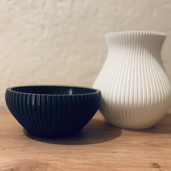 Foto2.png Vase & Bowl, Lines