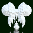 Disney-Minnie-R.png Minnie Mouse Christmas Silhouette - Elegance and Festive Charm