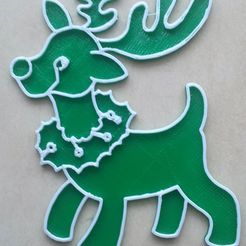46513172_254435585235087_3206249011233161216_n.jpg Free STL file deer christmas x2・3D printing template to download