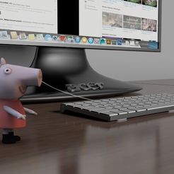 1.39.jpg Archivo STL Pepa Pig new model・Modelo imprimible en 3D para descargar