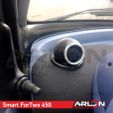 Smart ForTwo 450 5.jpg Air Vent Gauge Pod, 52mm, Fits Smart Fortwo 450 "Arlon Special Parts"