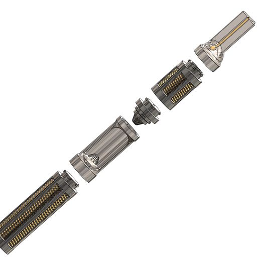 Modular Lightsaber Internals: Mjolnir・Free STL File for 3D printing・Cults