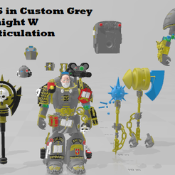 GK-New-1.png 3MF-Datei McFarlane Custom 8.5 in Grey Knight New Build kostenlos herunterladen • Design für 3D-Drucker, landersje