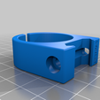 Ar3amas-PicatinnyCylinderHolder-21mmOpenClamp-L14mm75-D31mm2-center.png Suporte de cilindro Picatinny personalizável - Braçadeira aberta para calha Pic de 0,835 pol. e 21 mm