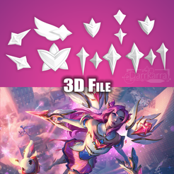 KaisaSG03.png Star Guardian Kai'sa League of Legends Accessories STL Files