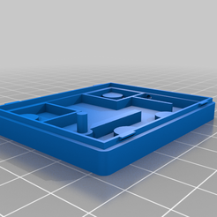 clock_kit_case_bottom_v15_RevGajicV1.png Fichier STL gratuit Etui pour kit d'horloge (Aliexpress T91 C51 AT89C2051)・Idée pour impression 3D à télécharger