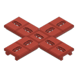 T25x16S20x03-Cross.png Seed pixels 20mm pitch 16x25 trunking strips Gen 2