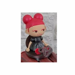 Doll.jpg STL file Animal Crossing style sitting doll・3D print model to download