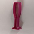 champagne1.jpg Free STL file Champagne glass cookie cutter for new year・3D printer design to download