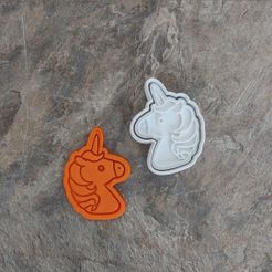 jednorozec.jpg STL file Unicorn cookie cutter・Model to download and 3D print