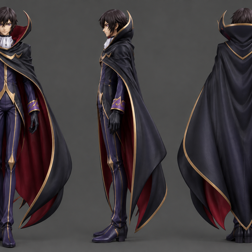 Lelouch – Code Geass 3D Printable Model