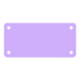 zero_backplate.stl Piastra posteriore del dissipatore Waveshare 21308