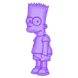 Bart Poly I.stl Bart Simpson Low Poly