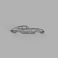 render-jaguar-etype.jpg Fichier STL JAGUAR E-TYPE・Objet imprimable en 3D à télécharger