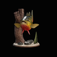 peacock-bass-trophy-natural-2-2-3.png Peacock bass (Cichla ocellaris) fish trophy in motion sculpture 2 underwater detailed texture for 3d printing