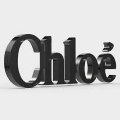 STL file chloe logo・3D printer design to download・Cults