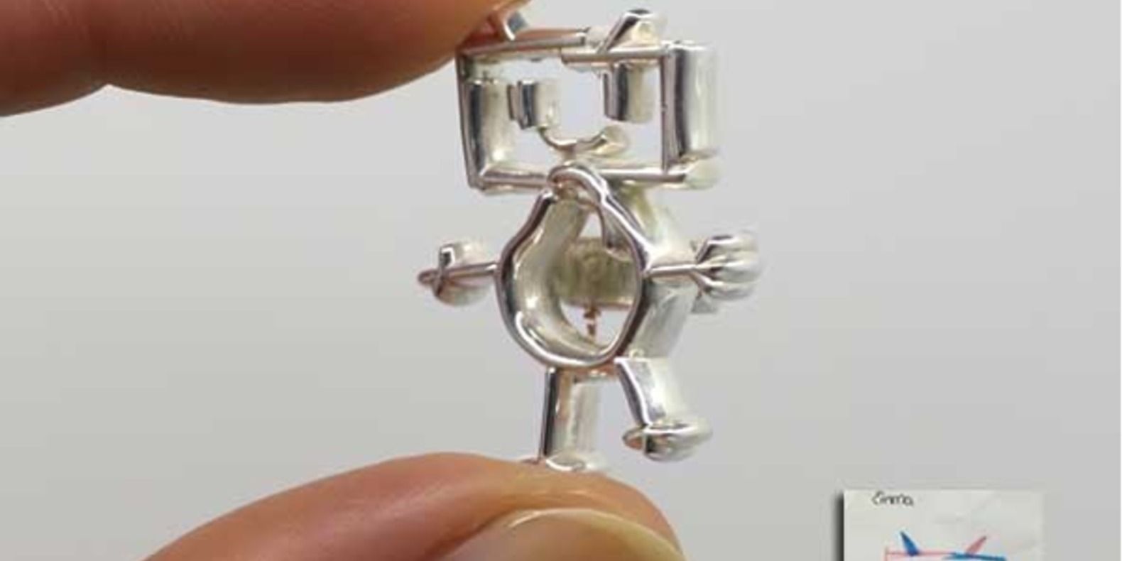 Transformer les dessins de vos enfants en bijoux imprimés en 3D