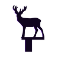 shadow_screen_lose_parts_deer2.stl Bearing Mechanism Lamp