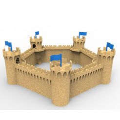 Sans_titre-1.jpg Free STL file modular medieval castle sand・3D printing idea to download