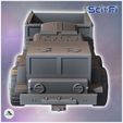 5.jpg Futuristic Eight-Wheel Truck with Rear Trailer and Mid-Engine (9) - Future Sci-Fi SF Post apocalyptic Tabletop Scifi Wargaming Planetary exploration RPG Terrain