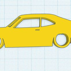 Web-capture_26-11-2023_174655_www.tinkercad.com.jpeg Porte-clés Mazda RX3 Savanna 808 Coupe Silhouette