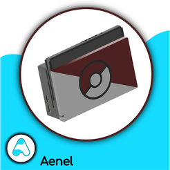 Pokeball-dock-switch-Aenel.png Nintendo Switch Dock Cover - Pokemon