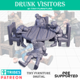 SF_7_MMF.png STL file Drunk visitors (SITTING FOLKS)・Design to download and 3D print