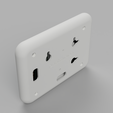 WT32-SC01plus-i1dplus-landscape_2023-Jan-22_06-51-39PM-000_CustomizedView12306343971.png STL file Case (wall mount solid, round frame) for *WT32-SC01 Plus* by wireless-tag an (ESP32 development board With 3.5 Inch LCD IPS Display Touch Screen)・3D printer model to download