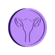 Uterus Coaster.stl Uterus Coasters