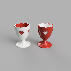 Eierbecher.png Romantic Breakfast: Valentine's Day Themed Egg Cups - Perfect for Couples