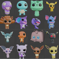 tous.png Archivo STL 24 POP POKEMON CALENDARIO ADVIENTO・Objeto imprimible en 3D para descargar
