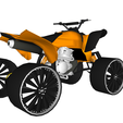 2.png ATV CAR TRAIN RAIL FOUR CYCLE MOTORCYCLE VEHICLE ROAD 3D MODEL 11