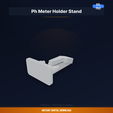 01_hero.png Ph Meter Storage Stand, Upright Holder, Calibration - 3D Printable STL File