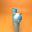002.png Vase Cat Minimalist