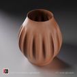 1001-bulb-vase-0002.jpg Archivo STL VASO・Modelo imprimible en 3D para descargar