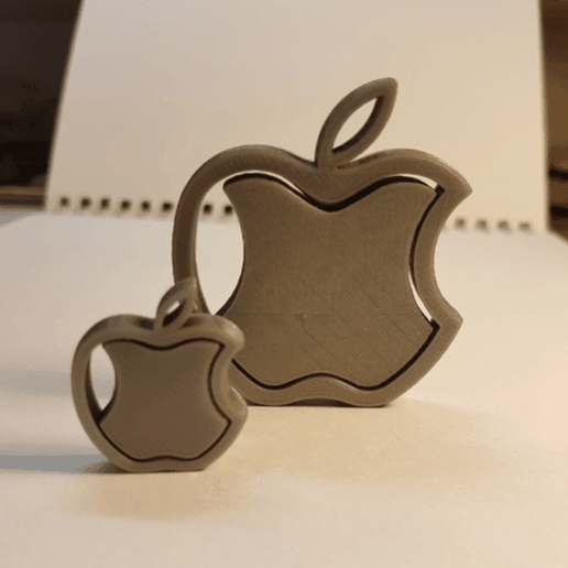 APPLE logo - pendant - 3D model önizlemesi