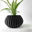 misprint-8253.jpg The Leno Planter Pot with Drainage | Modern and Unique Home Decor for Plants and Succulents  | STL File