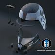 Desert-Wolffe-Helmet-Exploded.jpg Desert Commander Wolffe Helmet - 3D Print Files