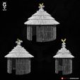 Skinks-Wooden-House-01.jpg Saurian Skinks Hut Thatched Roof