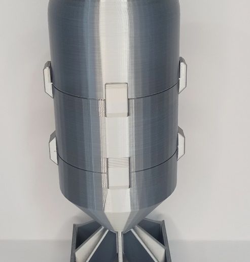 💣 fat bomb nuke container box・ STL File for 3D printing・Cults