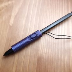 20210309_232711-1.jpg Бесплатный STL файл note 20 S Pen Ergonomic Grip Holder・Дизайн для загрузки и 3D-печати