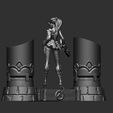 widow 4.jpg Overwatch - WidowMaker Black Outfit diorama statue
