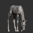 foal-eats8.jpg Escultura Potro come