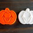 Cute Pumpkin(10) Cookie Cutter 1.jpg Fichier STL Joli ensemble de 12 emporte-pièces d'Halloween à la citrouille・Modèle pour imprimante 3D à télécharger, roxengames