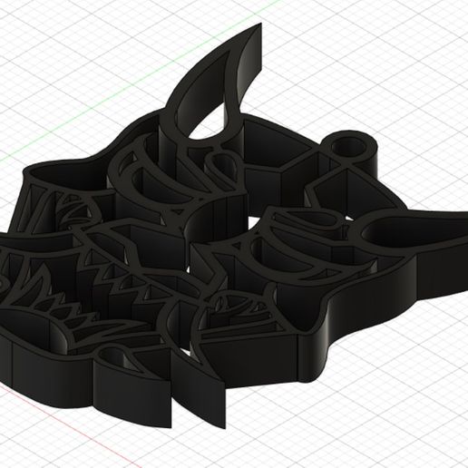 Oni Keychain 3D model