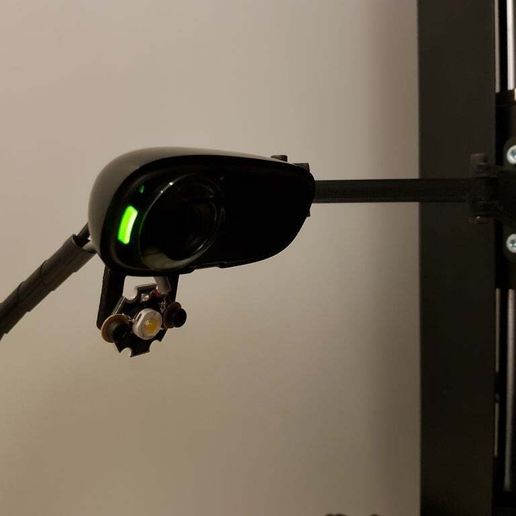 Anycubic i3 Mega c270 webcam LED mount - 3D model önizlemesi