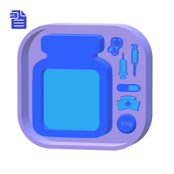 STL00659-1.png 3D file Medic Set Silicone Mold Housing・Design to download and 3D print