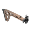 FOLDED-ISO.png SKELETON STOCK WITH BRACE ADAPTER TO PICATINNY RIS